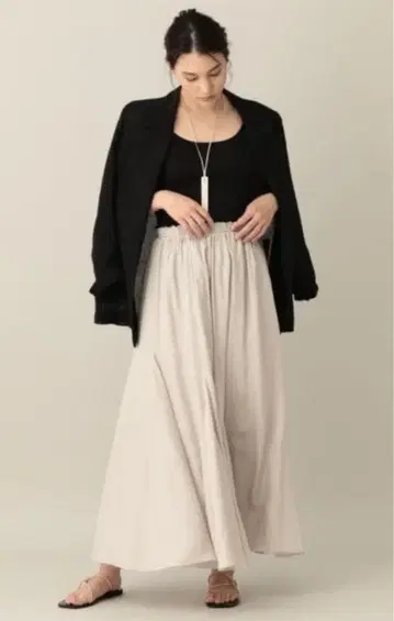 chaos 카오스 플레어 롱 스커트