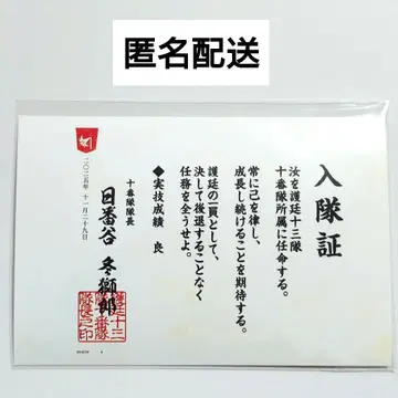 BLEACH 10번대 히즈카야 토시로 입대증 반다이남코 WORLD