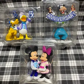 디즈니랜드 25주년 매직 랠리 캠페인 피규어 3점 세트