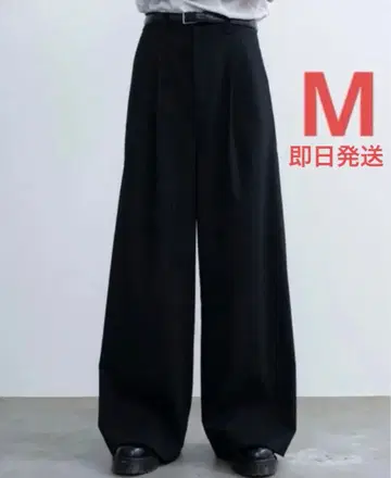 [ 완판템 ] SINSS 2턱 와이드 스트레이트 스트라이프 슬랙스