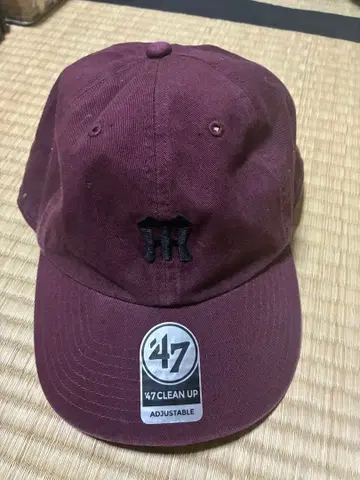 47 브랜드 야구 모자 버건디