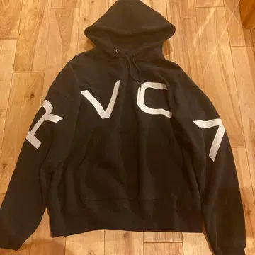 루카 RVCA 로고 후드 달린 트레이닝복