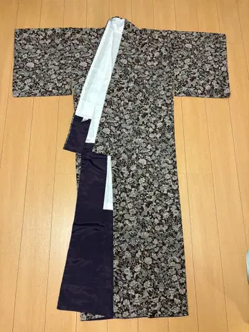 워셔블 기모노 사라사 패턴