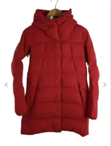 DESCENTE 미즈사와 다운 빨간색 다운 자켓