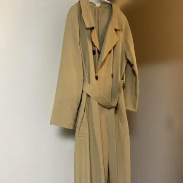 론 헤르만 베이지 트렌치코트 더블 브레스트