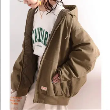 JaVa 자바 콜라보 후드 부착 블루종