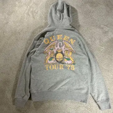 QUEEN 퀸 TOUR '75 후드티 풀오버 밴딩 M