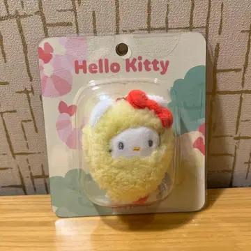 산리오 헬로키티 봉제 인형 키링 새우튀김 새우