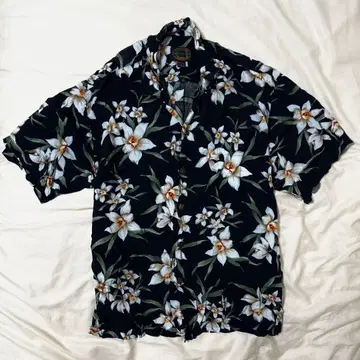 RESERVE 패턴 셔츠 하와이안 셔츠 반팔 올 패턴 구제 의류