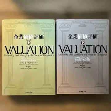 Valuation 기업 가치 평가 상하의 세트 맥킨지