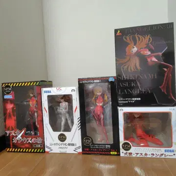 에반게리온 시키나미 아스카 랑그레이 피규어 5체 세트