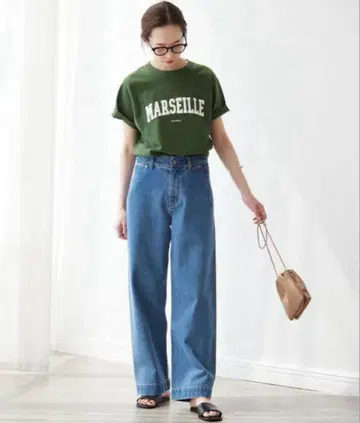 [ SLOBE IENA ] Le Denim 배기 팬츠