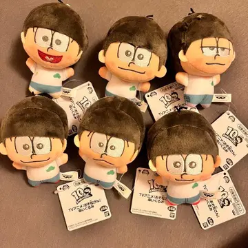 오소마츠 6쌍둥이 10주년 봉제 인형 6종 세트