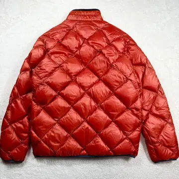 레어 L 사이즈 90s 빈티지 몽벨 스페리오 다운 미광택 오렌지