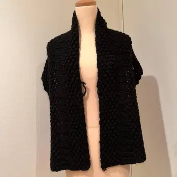 마크제이콥스 블랙 니트 숄