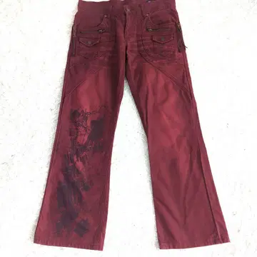 00s semantic design 카고 플레어 팬츠 Y2K