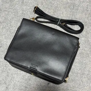 오시이레 가림막 포함 이타백 누이백 블랙 숄더백 블랙