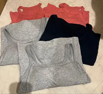 미사용품 UNIQLO 여성용 에어리즘 브라탑 M 사이즈 5개 세트