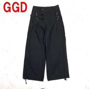 A7270 GGD 지지디 와이드 팬츠 울 슬랙스 블랙 F