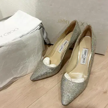 JIMMY CHOO ROMY85 글리터 펌프스