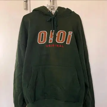 oioi 다크 그린 후드티 M