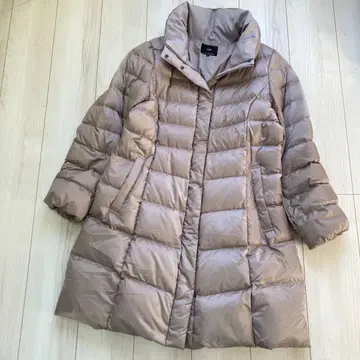 23구 워셔블 실레 타프타 다운 코트 베이지 2XL 3L