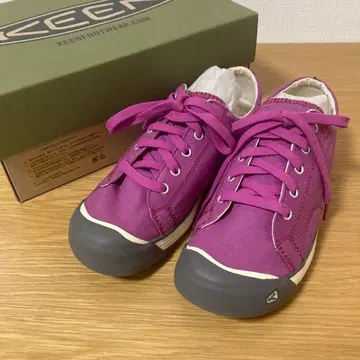 [ 미사용 ] keen 캠퍼스 스니커즈 퍼플 23.5cm EU37