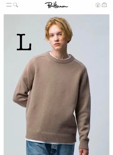 RHC x DEMY BY DEMYLEE 니트 L 사이즈 론 헤르만