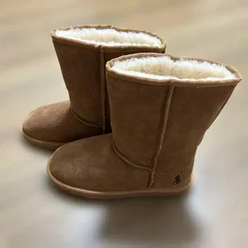 폴로 랄프로렌 어그 부츠 브라운