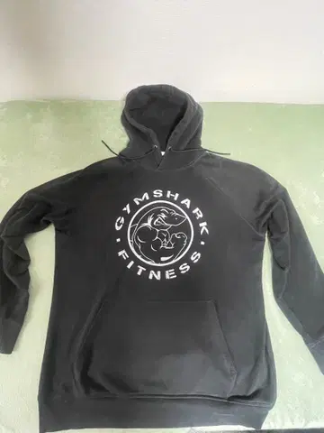 GYMSHARK 블랙 후드티 XL