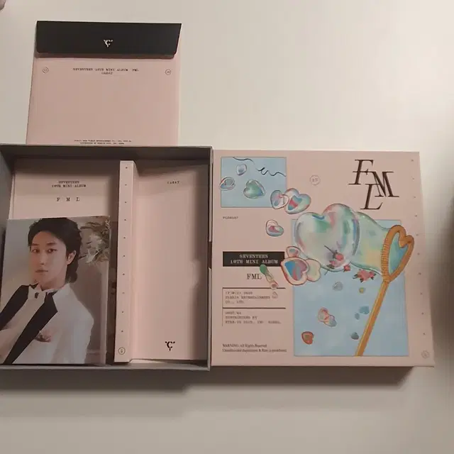 세븐틴 FML 앨범 캐럿반 디에잇