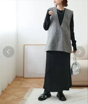 DISCOAT 베스트 포함 멀티웨이 셋업