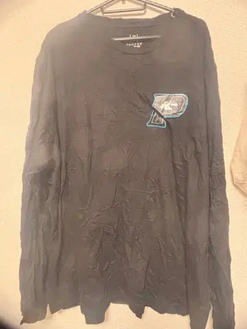 GEORGE 블랙 롱 슬리브 T셔츠 2XL