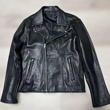 가죽 라이더 자켓 블랙 L 사이즈