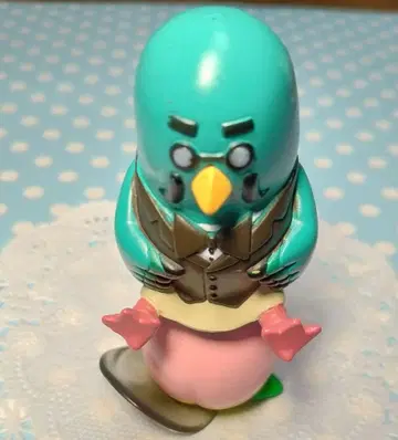 동물의 숲 찻집 하토노스 마스터 수트 차림 비둘기 피규어 캬라푸치