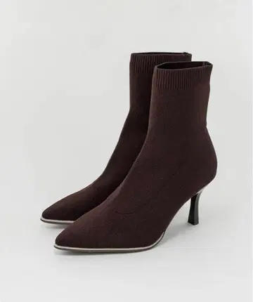 RANDA 글리터 라인 니트 삭스 부츠