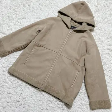 [ c6758 ] 자켓 플리스 베이지 후디 긴팔