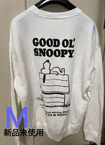 택 포함 새상품 UNIQLO 피넛 스웨트 셔츠 M 유니클로