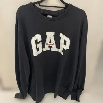 GAP 속기모 블랙 스웨트 셔츠 XL 사이즈