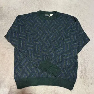 [ 구제 의류 ] 니트 기하학 패턴