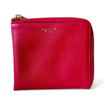 아네스 베 접이식 지갑 핑크