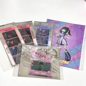 밀키웨이 TSUTAYA 팝업 즉석 사진 스타일 씰 연결 키링