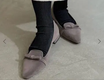 LE TALON 그레이 플랫슈즈 23.5