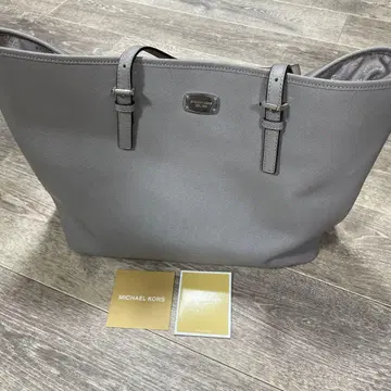 MICHAEL KORS 그레이 토트백