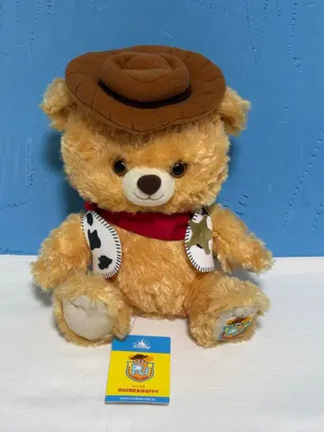 택 포함 새상품 유니 베어 시티 토이 스토리 우디 하우디 봉제 인형