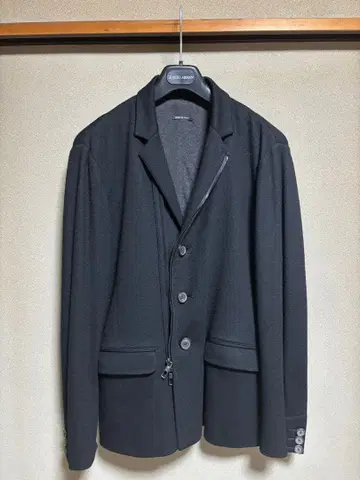 [ 새상품급 ] Giorgio Armani 남성용 블랙 테일러드 자켓