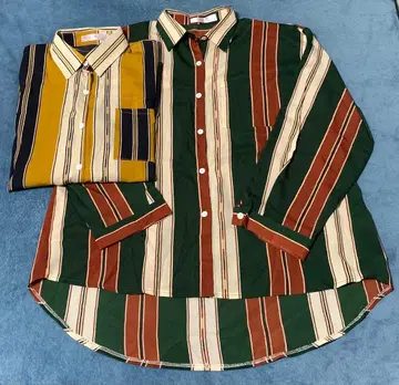 귀여운 스트라이프 셔츠 2개 세트 판매입니다