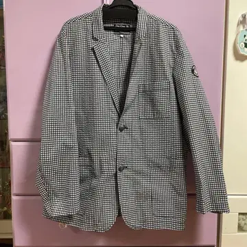 시나코바 체크 자켓