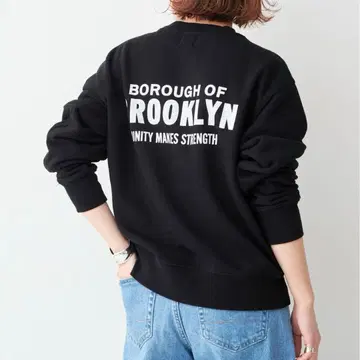 BOROUGH OF BROOKLYN 맨투맨 블랙