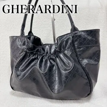 [ 컨디션 최상 ] GHERARDINI 게라르디니 토트백 소프티 블랙